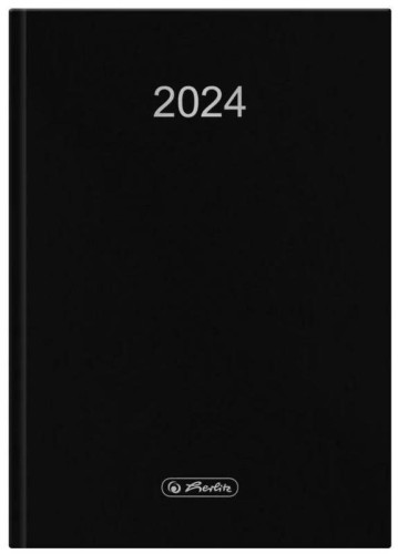 Przejdź do produktu Kalendarz Dzienny Szefa A5 Czarny 2024