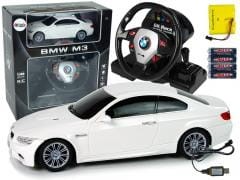 Przejdź do produktu Auto Zdalnie Sterowane BMW M3 Białe Pilot Kierowni