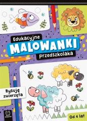 Przejdź do produktu Edukacyjne malowanki przedszkolaka. Rysuję zwierzęta