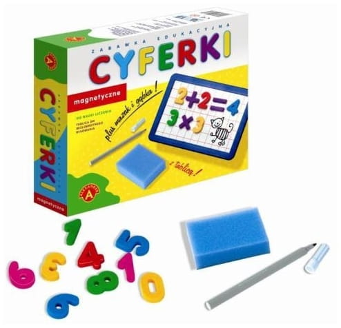 Przejdź do produktu Cyferki magnetyczne z tablicą 0418 ALEXANDER p7