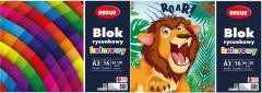 Przejdź do produktu BLOK RYSUNKOWY KOLOROWY A3/16k.