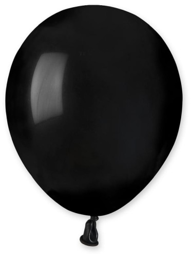 Przejdź do produktu Balony lateksowe czarne pastelowe małe