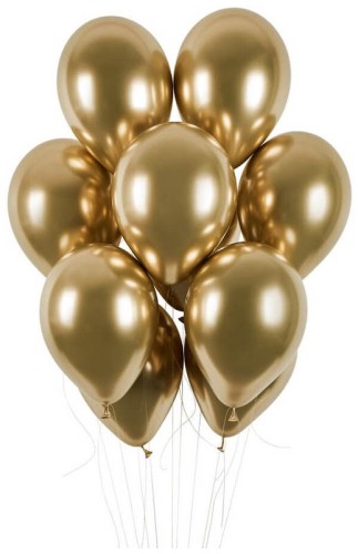 Przejdź do produktu Balony GB120 shiny 13 cali - złote/ 50 szt.