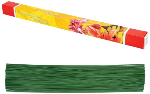 Przejdź do produktu Druty florystyczne DA-1664 zielone, rozm. 1,2mm,