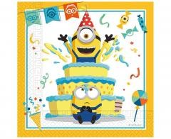 Przejdź do produktu Serwetki "Minions: The Rise of Gru" 33x33 cm, 20 szt.