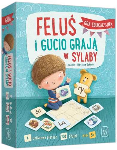 Przejdź do produktu Gra Feluś i Gucio grają w sylaby, Nasza Księgarnia