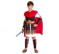 Przejdź do produktu Zestaw dla dzieci Gladiator (tunika z pancerzem, peleryna, nakładki na ręce i nogi), rozm. 120/130