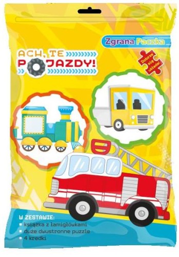 Przejdź do produktu Książka Ach, te pojazdy. Zgrana paczka cz. 1, MSZ