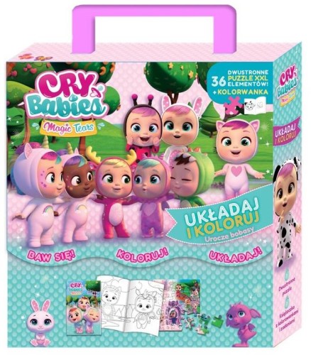 Przejdź do produktu Książka Cry babies. Układaj i koloruj cz. 1, MSZ