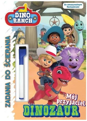 Przejdź do produktu Książka Dino Ranch. Zadania do ścierania cz. 1 Mój przyjaciel dinozaur, MSZ