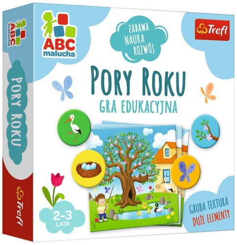 Przejdź do produktu Pory roku ABC Malucha gra edukacyjna 01941 Trefl p