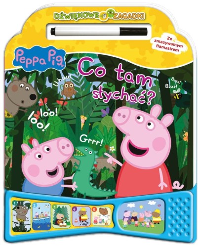 Przejdź do produktu Książka Peppa Pig. Dźwiękowe Zagadki cz. 1 Co tam słychać?, MSZ