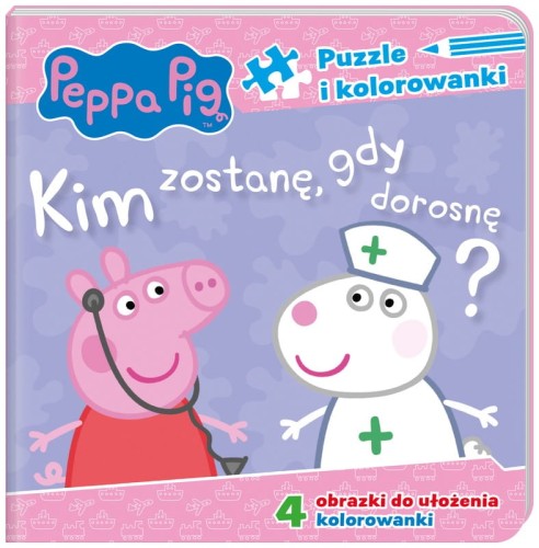 Przejdź do produktu Książka Peppa Pig. Puzzle i kolorowanki cz 3 Rodzinna podróż, MSZ