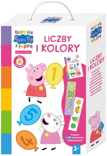Przejdź do produktu Książka Uczę się z Peppą. Liczby i kolory., MSZ