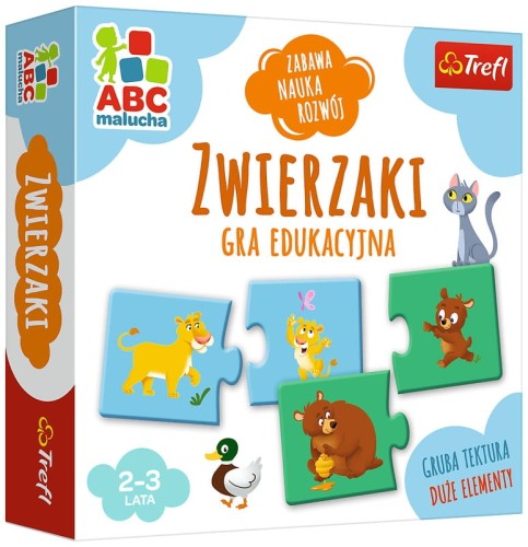 Przejdź do produktu Zwierzaki ABC Malucha gra edukacyjna 01940 Trefl p
