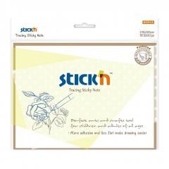 Przejdź do produktu Kalka przezroczysta samoprzylepna do odrysowywania 152x203mm 30kart., Stick`n