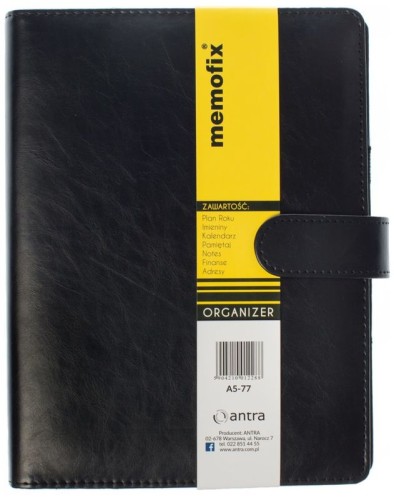 Przejdź do produktu ORGANIZER A5 OPR SKOR MEMOFIX CZAR ANTR FOL