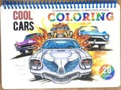 Przejdź do produktu Kolorowanka A5 koło 20 kartek Cool cars