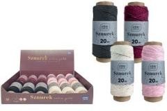 Przejdź do produktu Sznurek na spulce 20m Satin Gold (12szt)