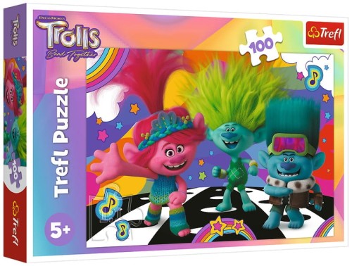 Przejdź do produktu Puzzle 100el Zabawne Trolle Trolls 3 16461 Trefl
