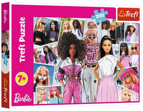Przejdź do produktu Puzzle 200el W świecie Barbie 13301 Trefl