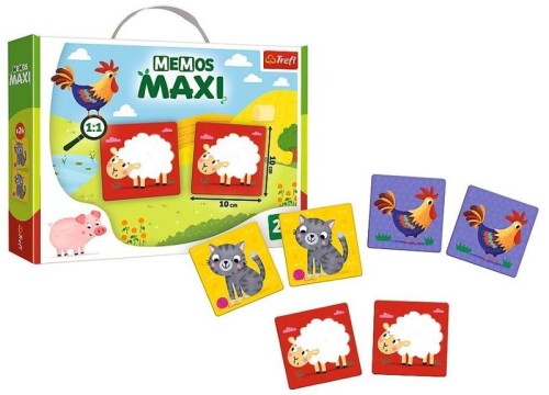 Przejdź do produktu Memos Maxi Zwierzęta na farmie gra Trefl 02266