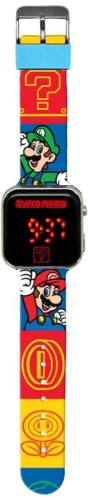 Przejdź do produktu Zegarek LED Super Mario (6x4), Kids
