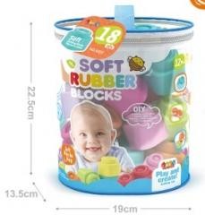 Przejdź do produktu KLOCKI MIĘKKIE 18 SZT. K.M 061