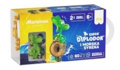 Przejdź do produktu KLOCKI KONSTR WAFLE MINI 60EL DIPLODOK I SYRENA