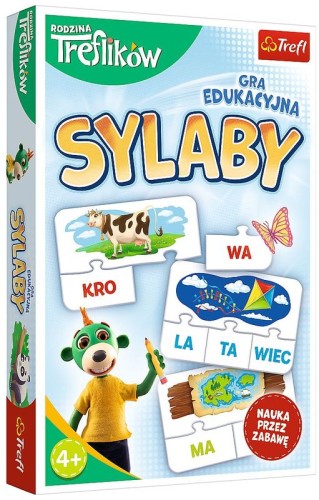 Przejdź do produktu Sylaby Rodzina Treflików gra edukacyjna 02258 Tref
