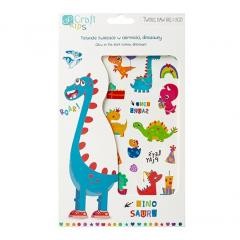Przejdź do produktu Tatuaże świecące w ciemności, Dinozaury, Dp Craft