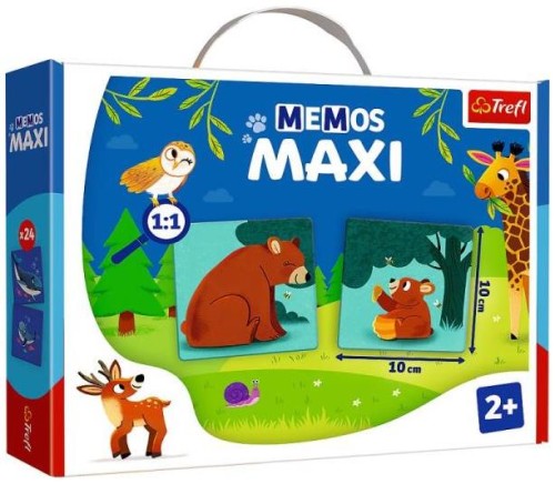 Przejdź do produktu Gra edukacyjna Memos maxi Zwierzęta i ich dzieci 0