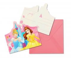 Przejdź do produktu Zaproszenia z kopertami "Princess Live Your Story ", 6 szt.