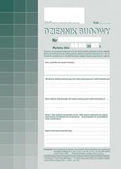 Przejdź do produktu DRUK M DZIENNIK BUDOWY A4 30KPL.