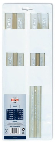 Przejdź do produktu Szablony kreślarskie literowo-cyfrowe komplet 2.5 - 10 mm, Koh-I-Noor