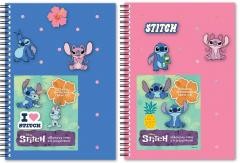Przejdź do produktu Kołonotes A5 80k. kratka z przypinkami Stitch, Beniamin