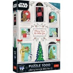 Przejdź do produktu Puzzle 1000 el. XMAS Premium Plus - Niech Moc Świąt Będzie z Tobą 12087, Trefl