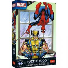 Przejdź do produktu Puzzle 1000 el. XMAS Premium Plus - Spider-Man & Wolverine: Święta 12088, Trefl