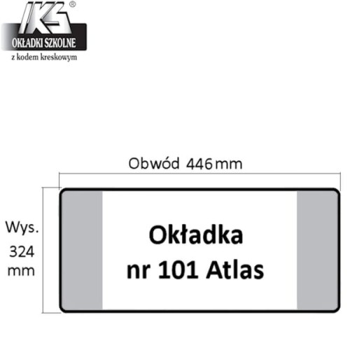 Przejdź do produktu Okładka książkowa NR 101 wys. 324mm x obw. 446mm p