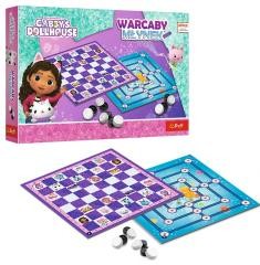 Przejdź do produktu Gra Warcaby i Młynek  Gabby""s Dollhouse 02800, Trefl