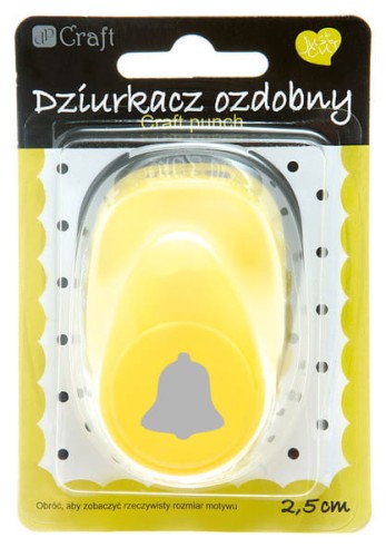 Przejdź do produktu Dziurkacz ozdob. 2,5cm dzwonek, Dp Craft