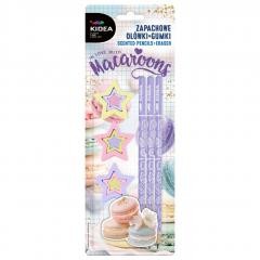 Przejdź do produktu Komplet ołówki i gumki zapachowe Makaroniki Kidea, Derform