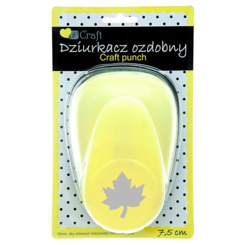 Przejdź do produktu Dziurkacz ozdob. 7cm liść klonu, Dp Craft