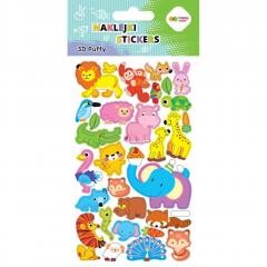 Przejdź do produktu Naklejki 3D PUFFY, BOX 2-KIDS , 50 szt, 10x20cm, Happy Color