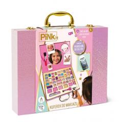 Przejdź do produktu Kuferek do makijażu z pierścieniem do selfie, Pink IT