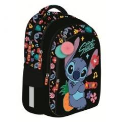 Przejdź do produktu Plecak 4-komorowy 16"" Stitch Black Aloha BPL58, St.Majewski