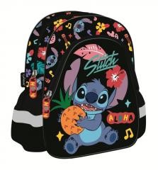Przejdź do produktu Plecak przedszkolny 11"" Stitch Black Aloha D1, St.Majewski
