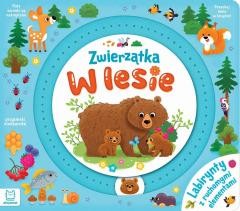 Przejdź do produktu Zwierzątka w lesie. Labirynty z ruchomymi elementami
