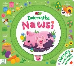 Przejdź do produktu Zwierzątka na wsi. Labirynty z ruchomymi elementami