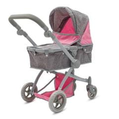 Przejdź do produktu Wózek dla lalek 2w1 Sophie pink-grey